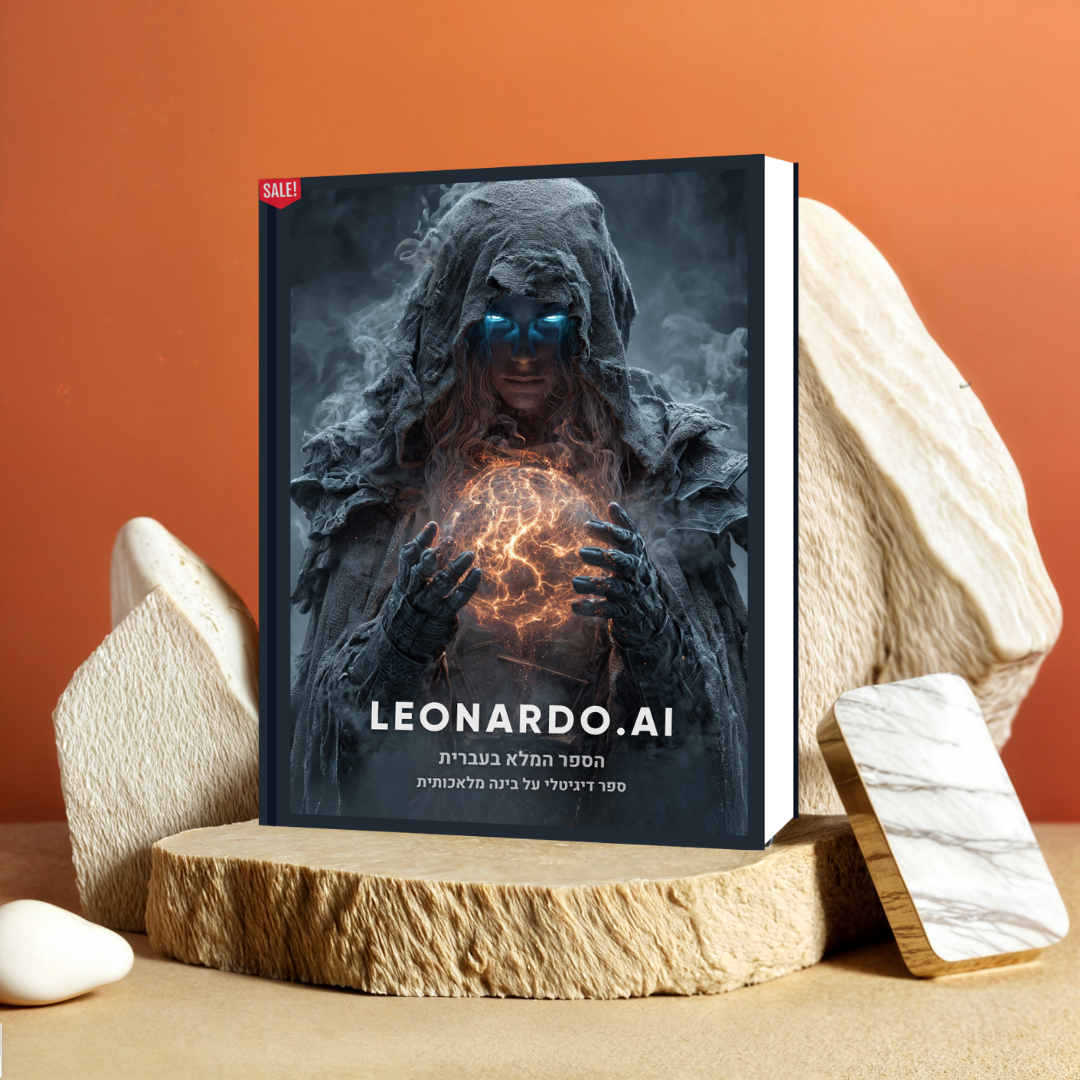 הספר המלא (בעברית) על הכלי המדהים LEONARDO AI