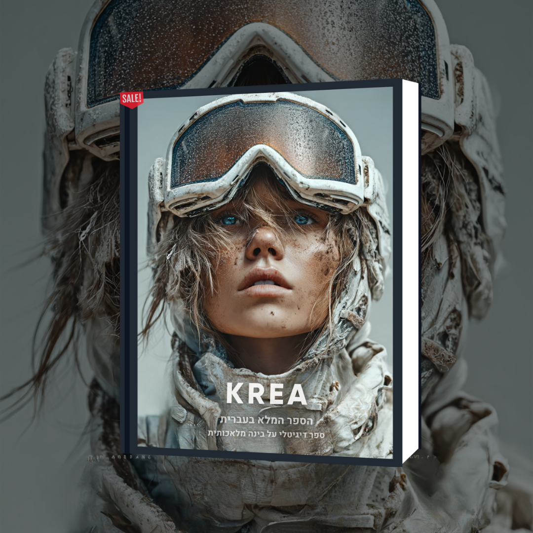 הספר המלא (בעברית) על הכלי המדהים KREA AI